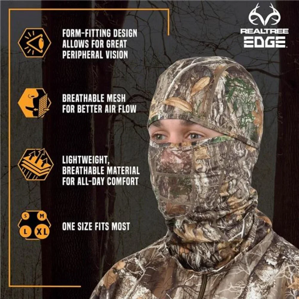 Company Vanish Stretch Fit Camouflage Balaclava, Camo Hunting Face Cover